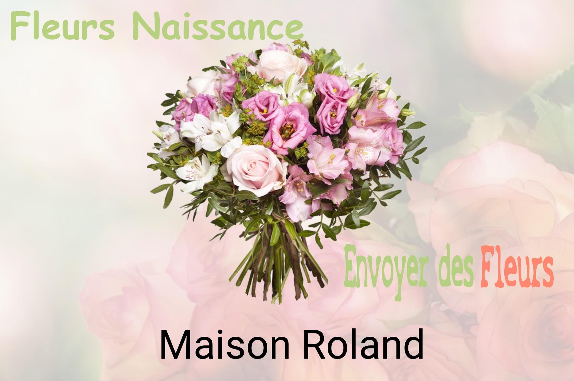 Bouquet de fleurs de naissance livré à Maison-Roland