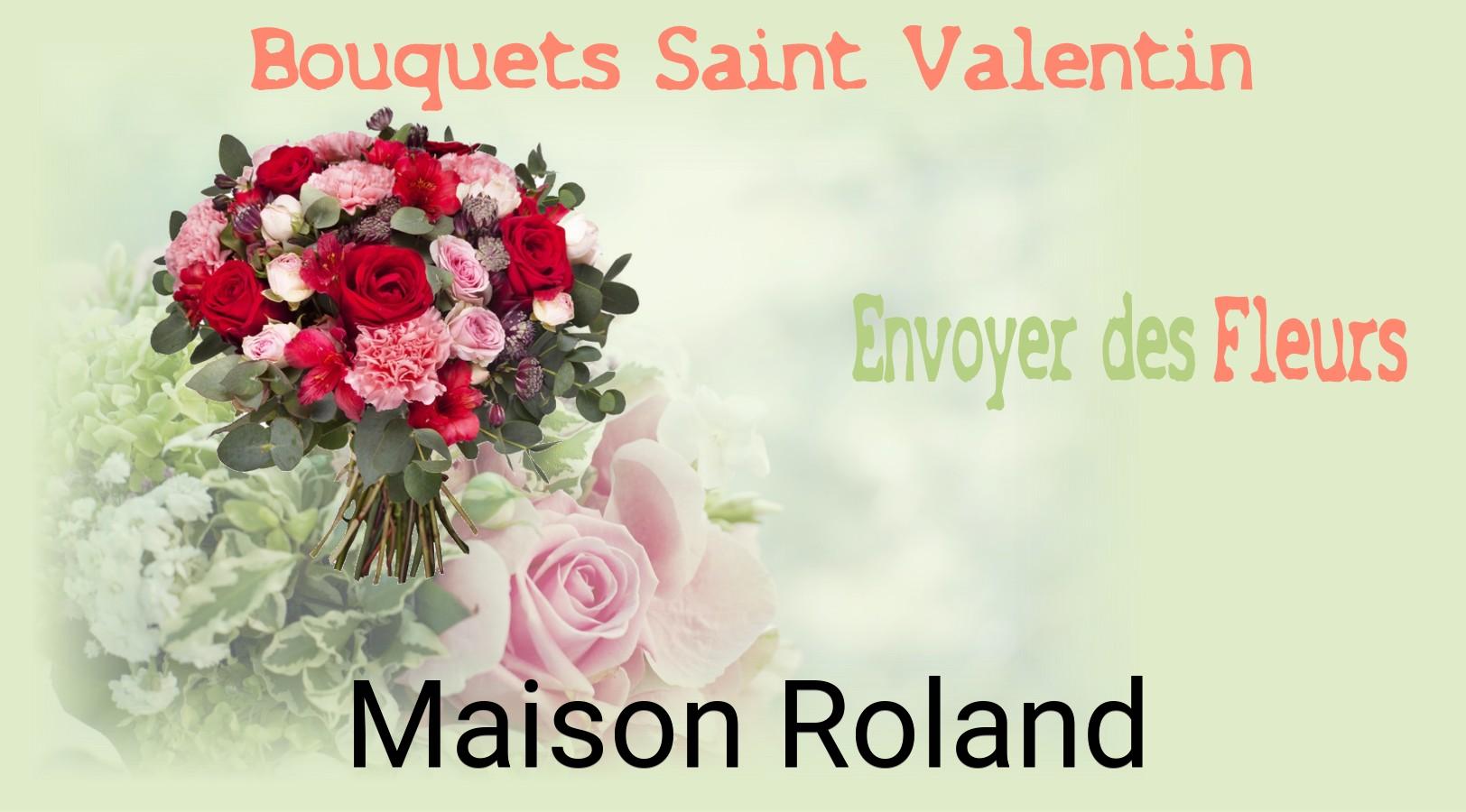 Roses de Saint-Valentin livrées à Maison-Roland